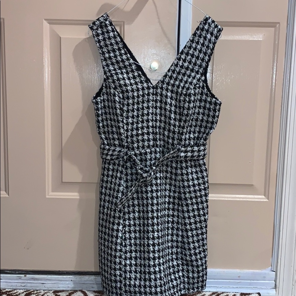 Bloomingdales exclusive houndstooth dress